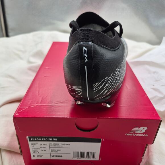 New Balance Unisex Furon Pro FG V8 Soccer Black/Metallic Men 11 M Women 12.5 W main image 6